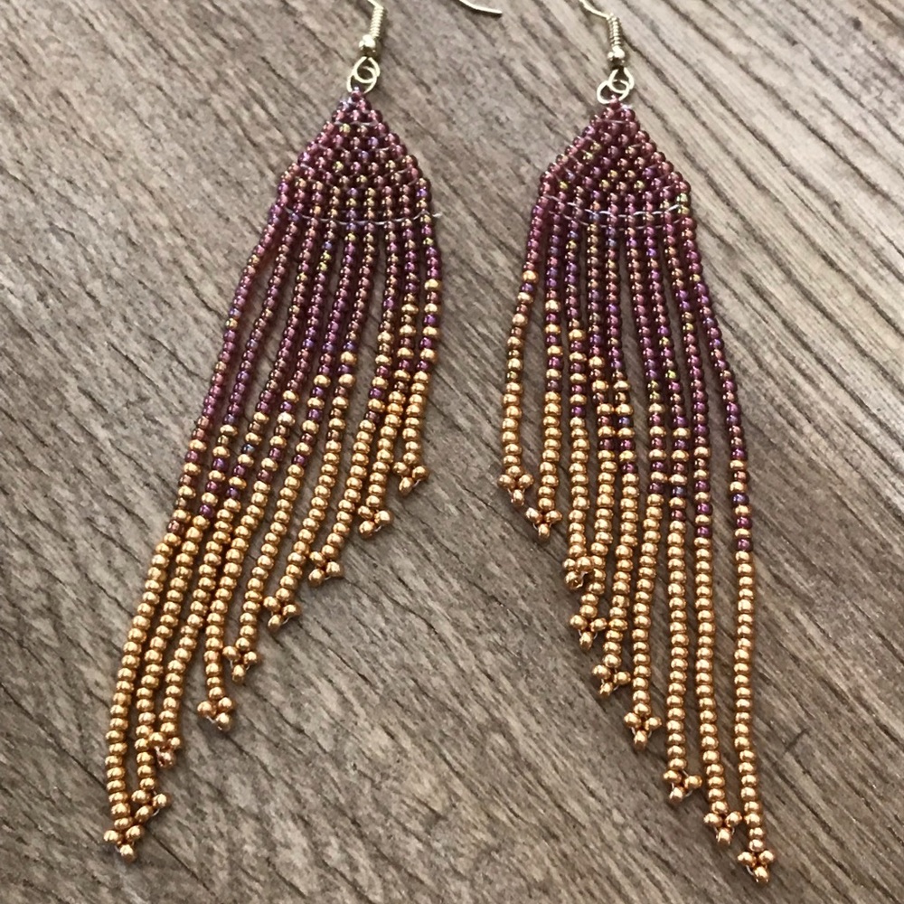 VC Design beaded earrings